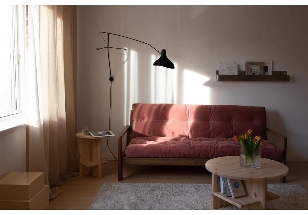 Розов разтегателен диван 205 cm Knob - Karup Design