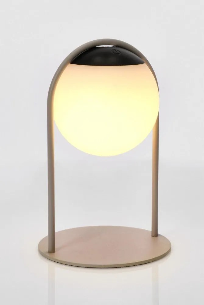 LED настолно затъмняващо се външно осветително тяло с USB ø 13,5 cm Pansy – Bizzotto