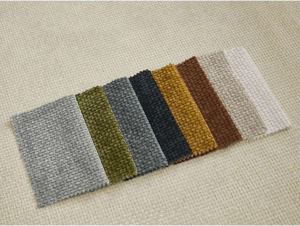 Кафяво-сив шенилов сгъваем диван 228 cm Neyo – Bobochic Paris