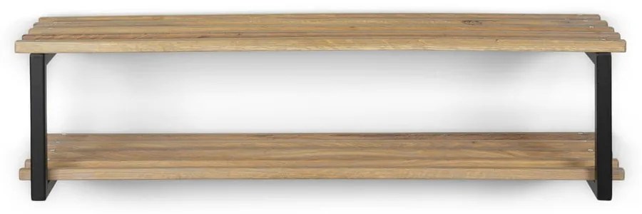 Черна/в естествен цвят метална висяща стойка за обувки 100x26x34 cm Marco – Spinder Design