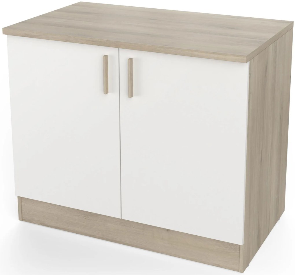 Подов шкаф Poppy 100-Fusiko-Leuko