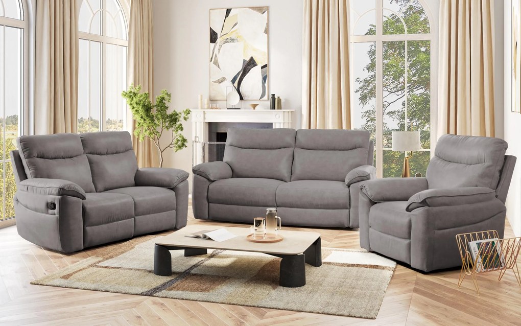 Реклайнер, тройка /с ръчен механизъм/ Адесто