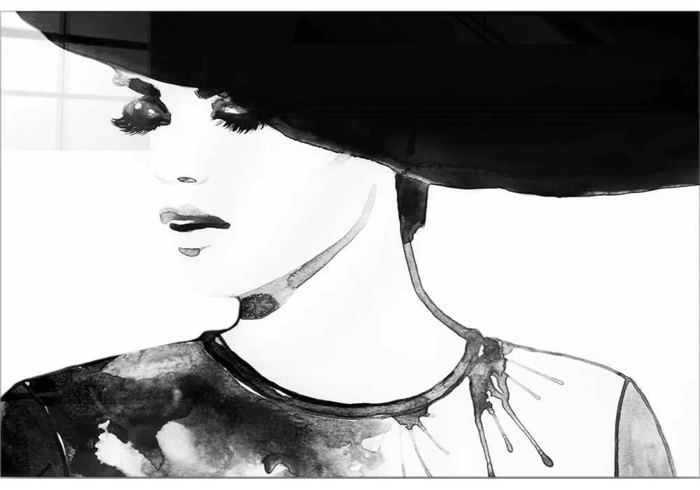 Картина върху стъкло 70x50 cm - Wallity