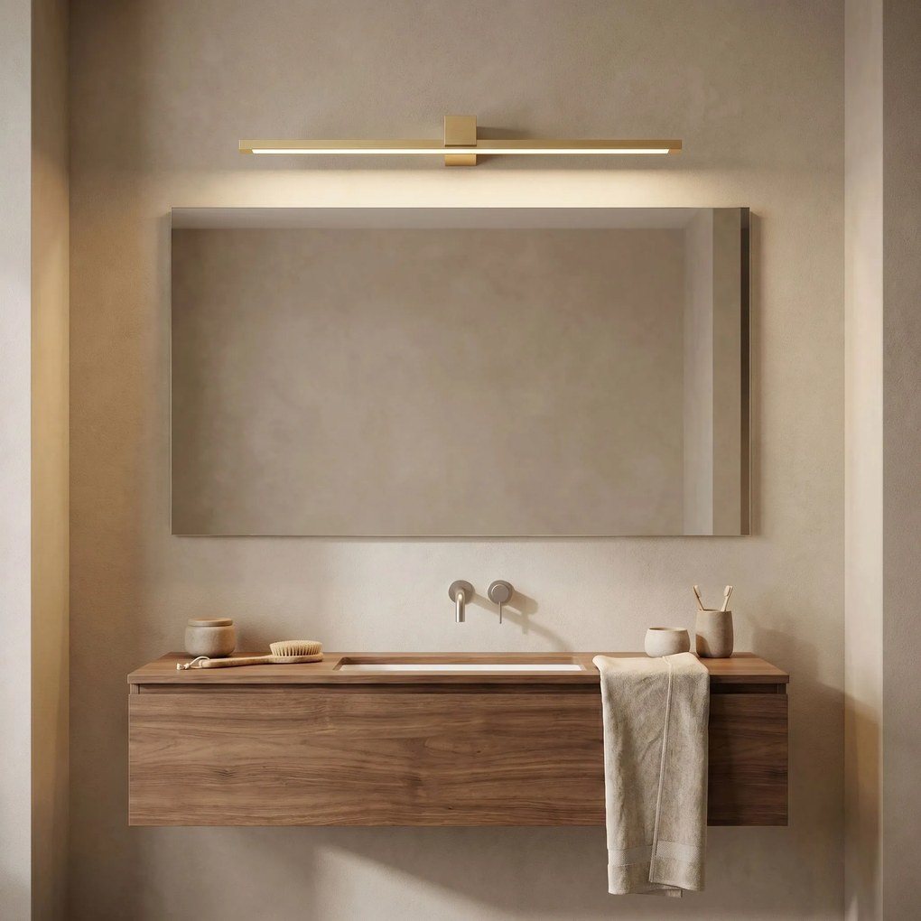 Stenen LED aplik za banya SWE048-1W 80cm GOLD BRUSH