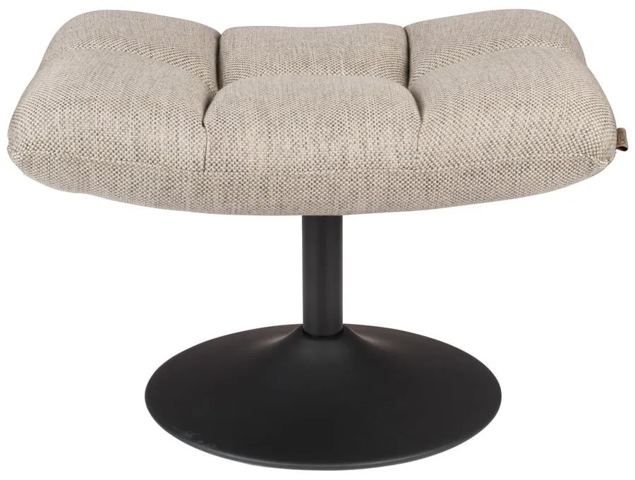 Светлосива табуретка за крака Bar - Dutchbone