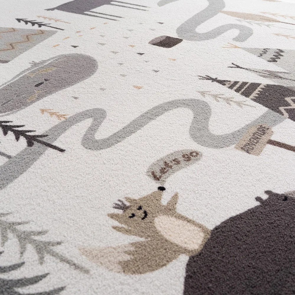 Кремав детски килим подходящ за пране 160x230 cm Coco 1135 – Ayyildiz Carpets