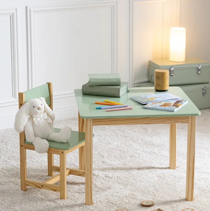 Детска маса atmosphera Classic, MDF,Зелен