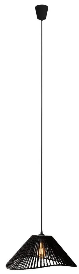 MAXLIGHT P0579 - Пендел AMALFI 1xE27/15W/230V Ø 45 см черен