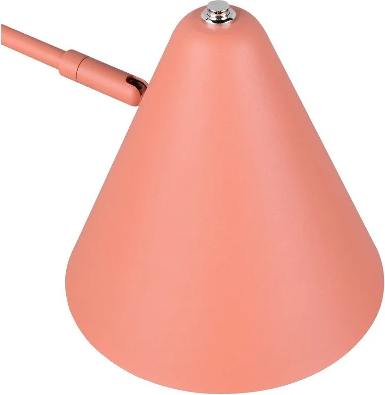 Оранжева настолна лампа с огъваща се структура (височина 50,5 cm) Cosima – Trio