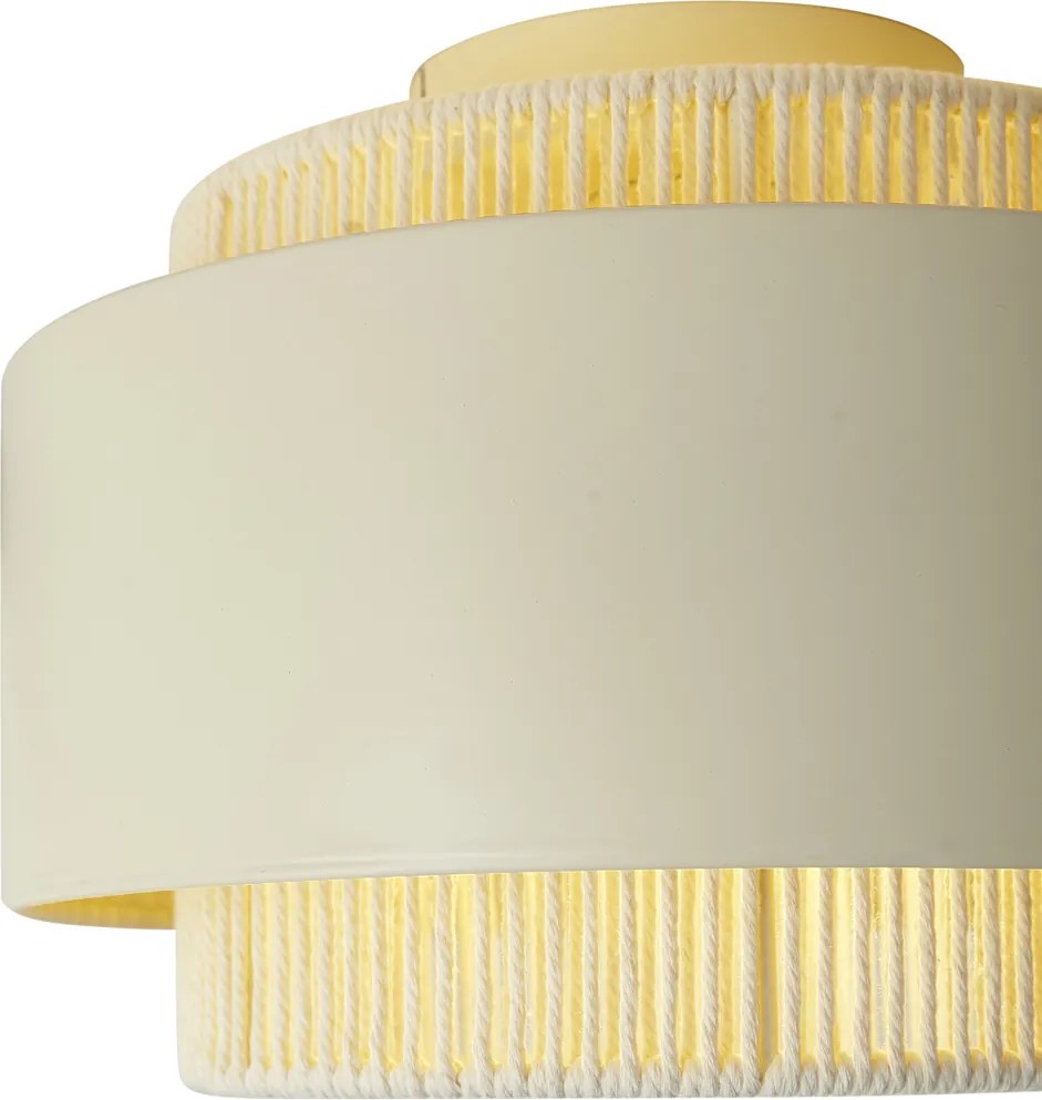 Модерна таванна лампа бежова със злато - Kora