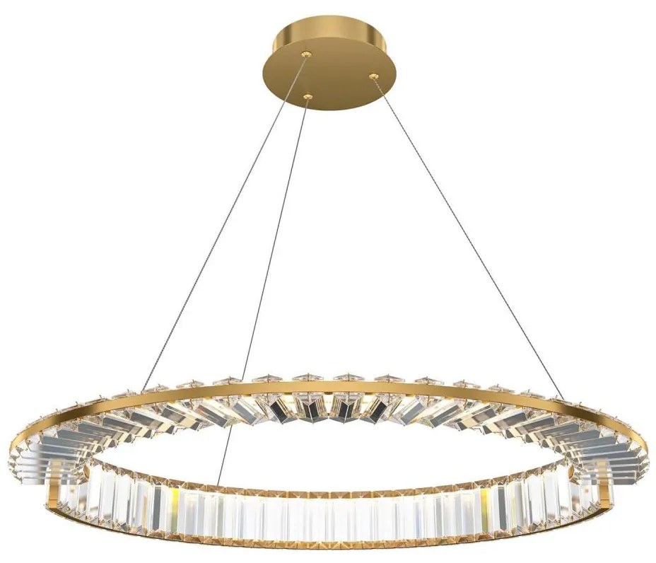 Maytoni P097PL-L36G4K - LED Пендел KRONE LED/36W/230V Ø 62 см златист