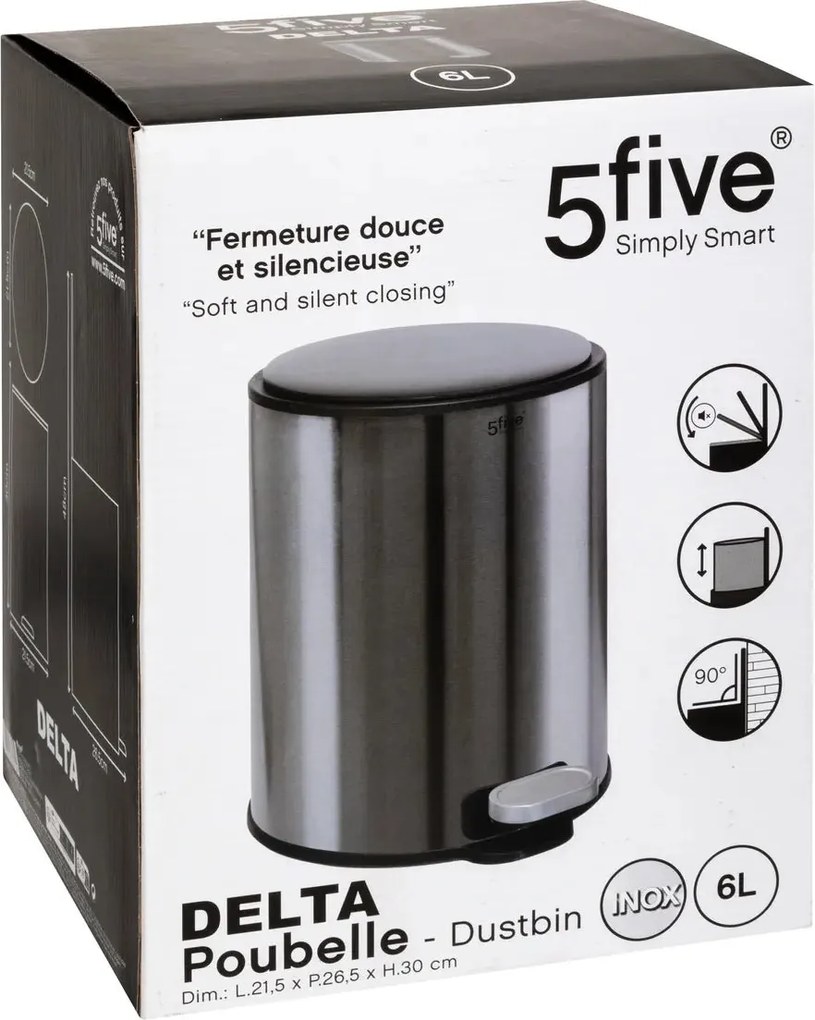 Кош 5five Delta, Метал, 6 L - Бежов