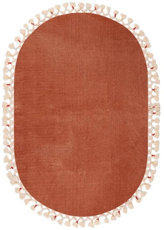 Кафяв килим за баня 50x75 cm Tuft – Foutastic