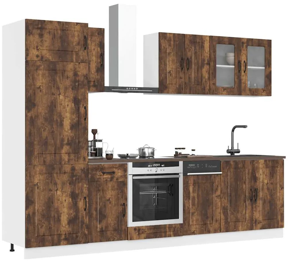 3314796 vidaXL Комплект кухненски шкафове от 8 части Kalmar, инженерно дърво