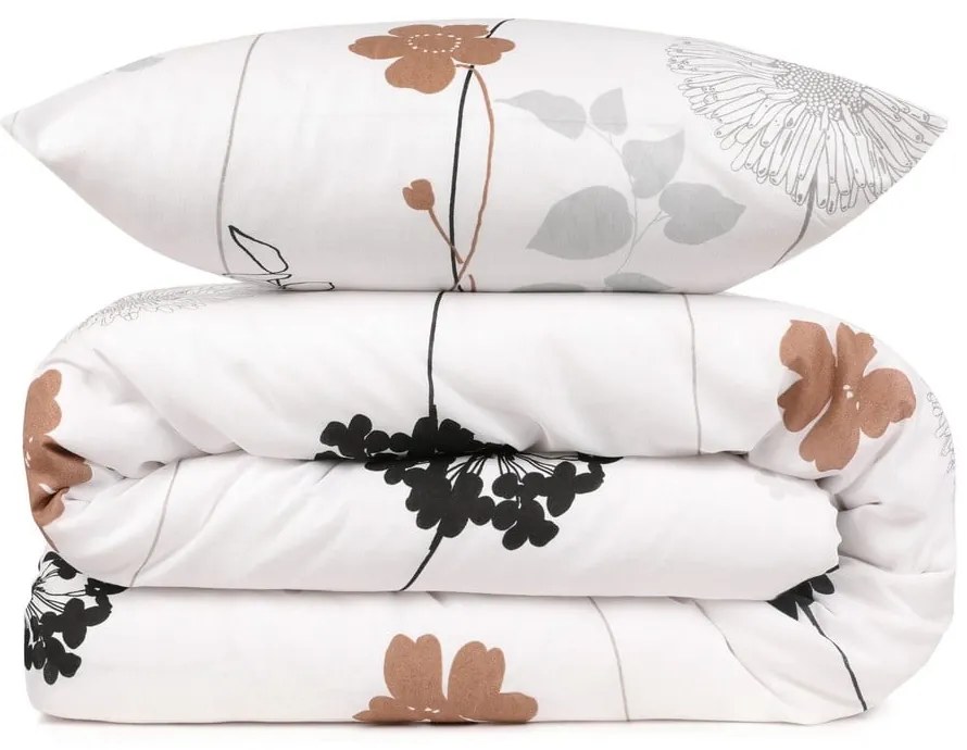 Бяло двойно удължено спално бельо 240x220 cm Atlantis – Mijolnir