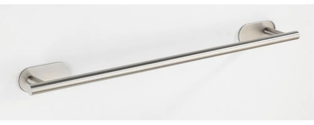 Матово-сребриста самозалепваща поставка за кърпи от неръждаема стомана Orea Uno – Wenko