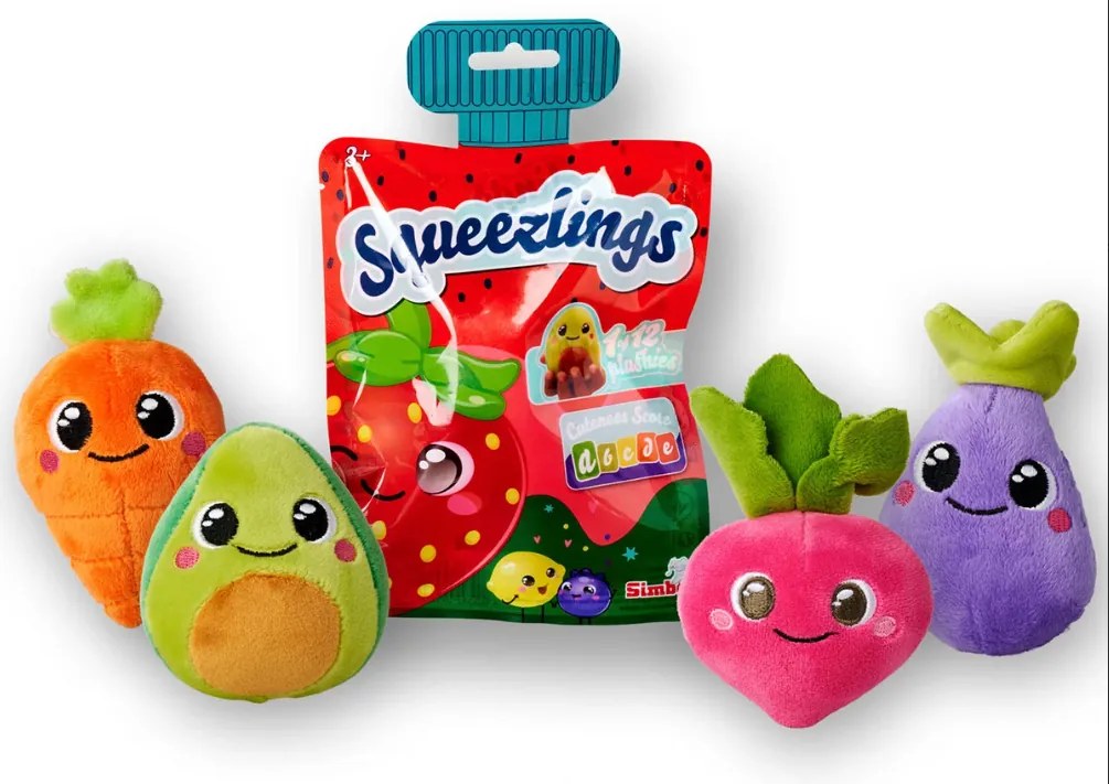 Squeezlings - Плюшени плодове и зеленчуци за стискане