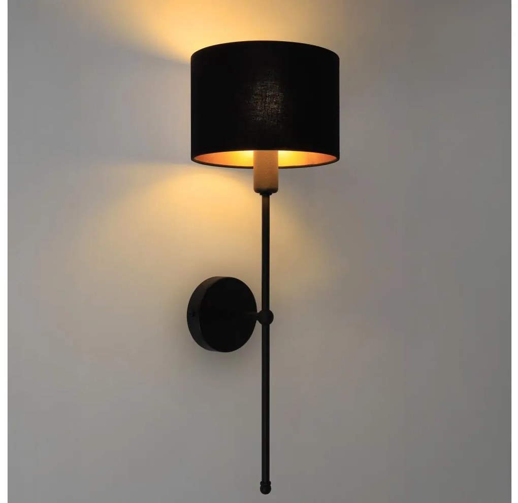 Стенна лампа MADELA 1xE14/40W/230V черна