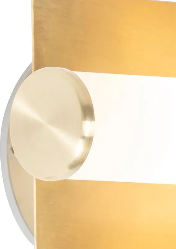 Смарт стенна лампа за баня златиста IP44 2 светлини вкл. Zigbee G9 - Bath