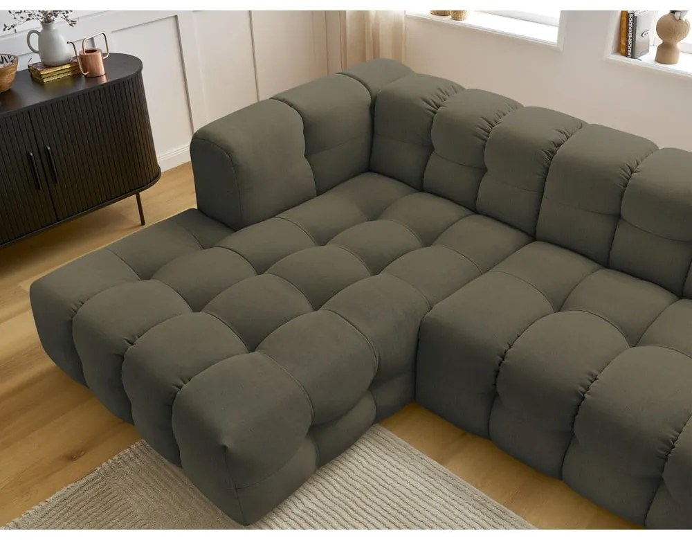 Зелен ъглов диван Cloud – Bobochic Paris