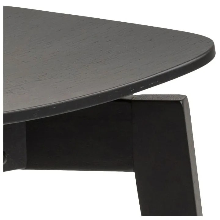 Черен трапезен стол Roxby - Actona