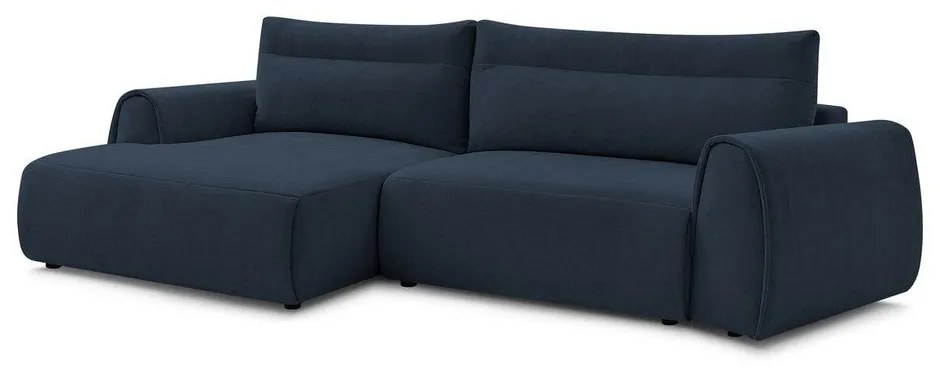 Тъмносин ъглов диван Aden – Bobochic Paris