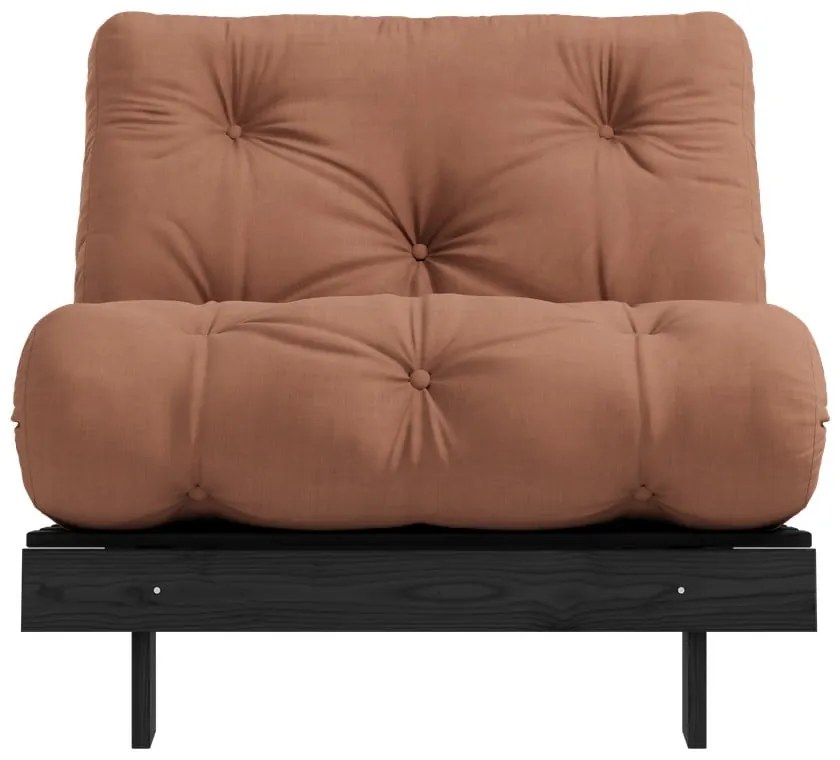 Кресло в тухлен цвят Roots Black Night – Karup Design