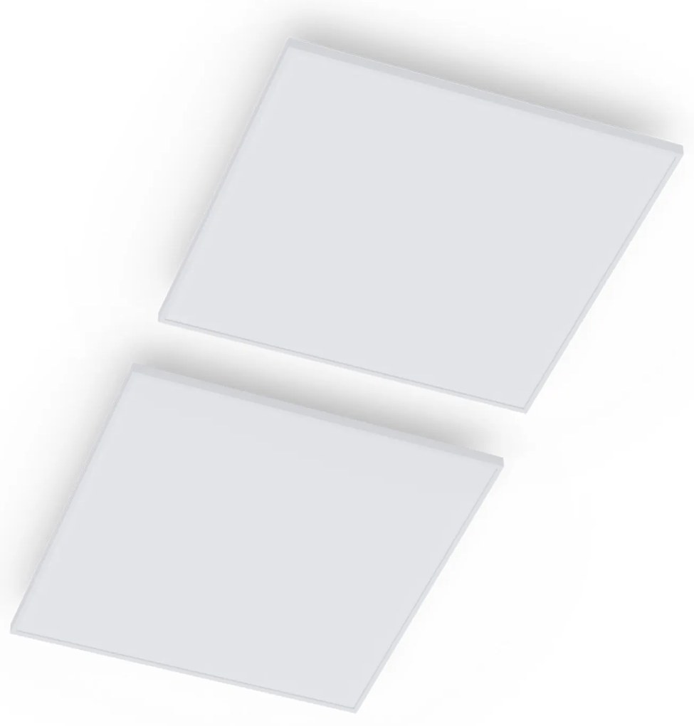 Klarstein Wondersky, таванен инфрачервен отоплител, компелкт от 2 отоплителя, 350 W, 350W, 60 x 6,5 x 60 см (Ш x В x Д), IP44