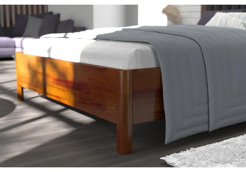 Светлокафяво двойно легло от букова дървесина , 140 x 200 cm Visby Modena - Skandica
