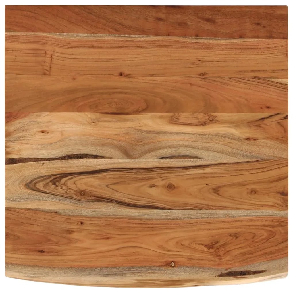 370258 vidaXL Плот за баня, 60x60x2,5 см, квадратен, масивно дърво акация
