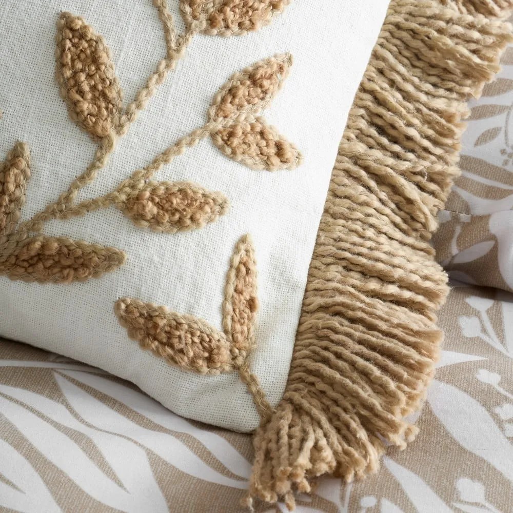 Памучна декоративна възглавница 30x40 cm Sorrel Leaves – Catherine Lansfield