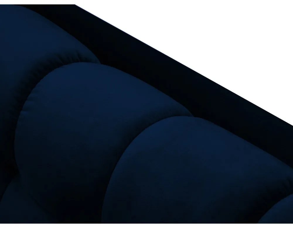 Тъмносин кадифен диван Bali - Cosmopolitan Design