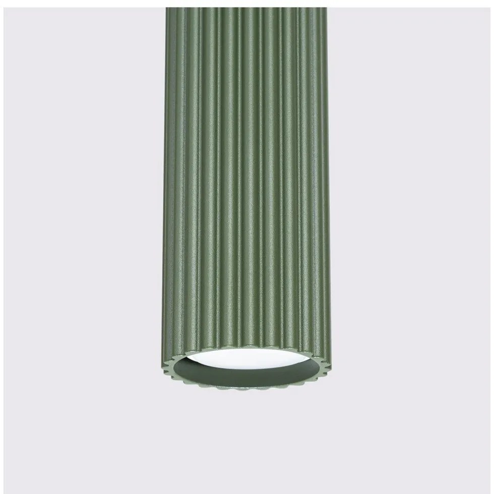 Зелено висящо осветително тяло Gleam – Sollux