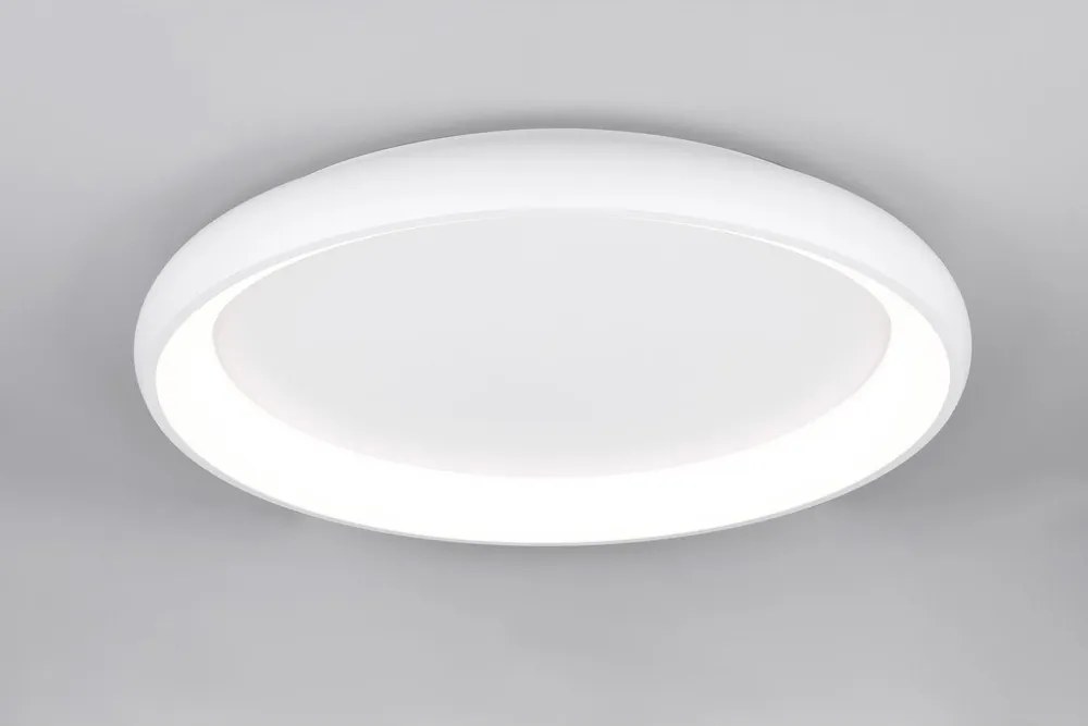 Бяло LED затъмняващо се осветително тяло за таван Cardona – Trio