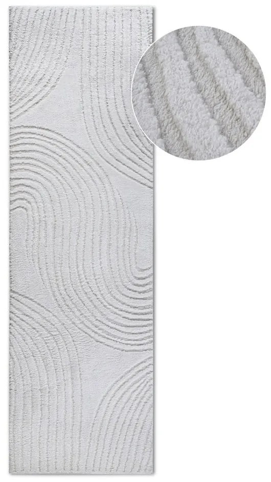 Кремава пътека 80x240 cm Pigment Cream White – Elle Decoration