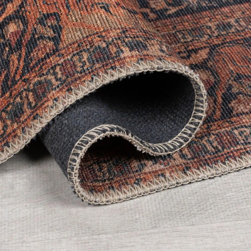 Бордо килим подходящ за пране 115x170 cm Nico Global – Flair Rugs