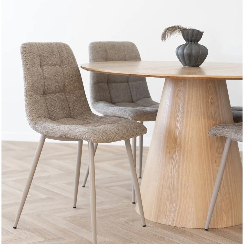 Кръгла маса за хранене с плот от ясенова дървесина ø 120 cm Bolton - House Nordic