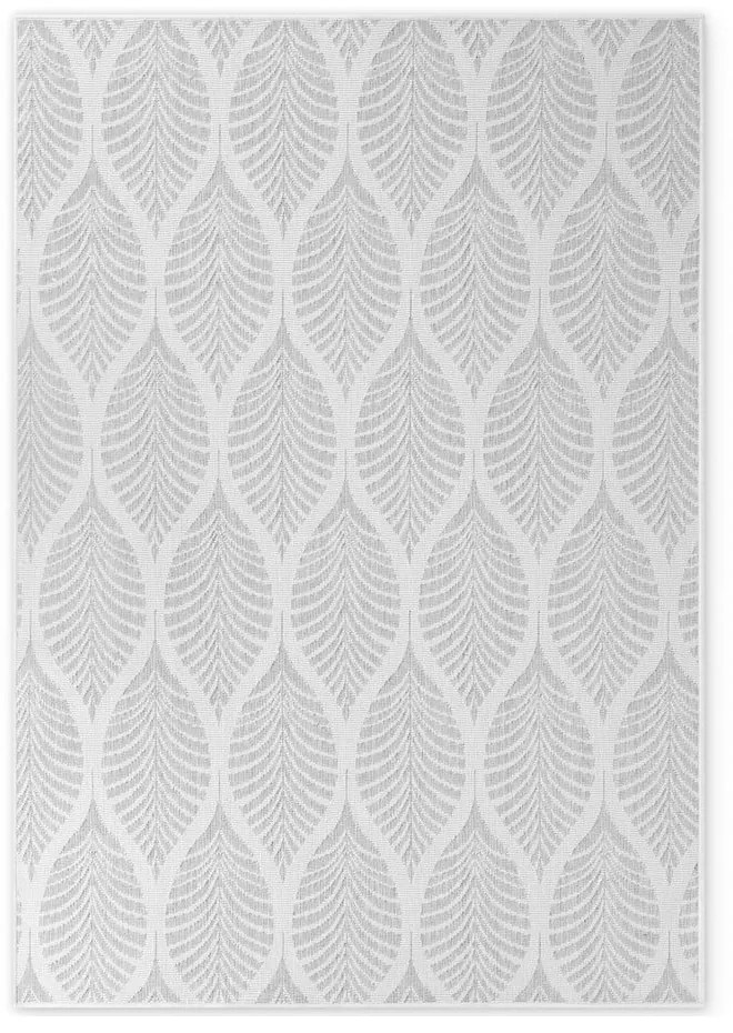 Килим за открито и закрито в цвят слонова кост и сиво 160x230 cm Duet Liora – NORTHRUGS