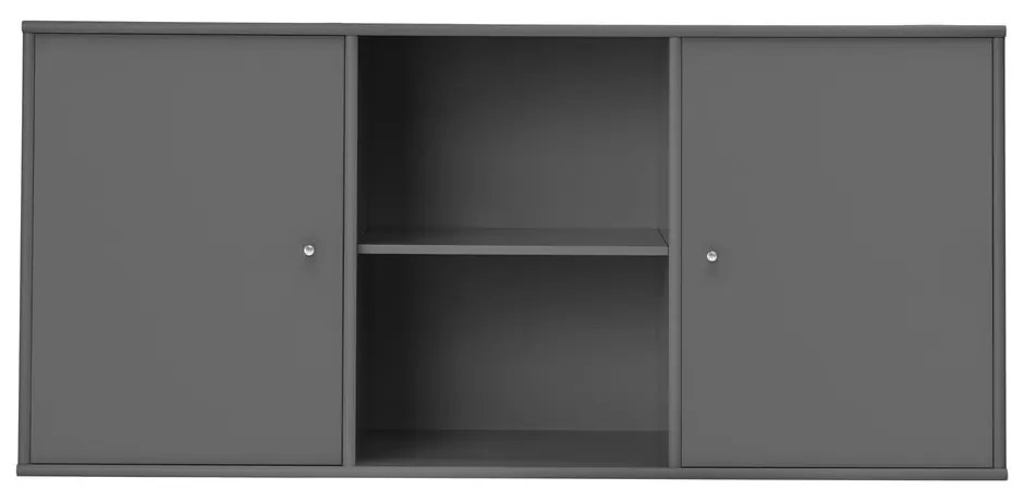 Антрацитен нисък висящ скрин 133x61 cm Mistral – Hammel Furniture