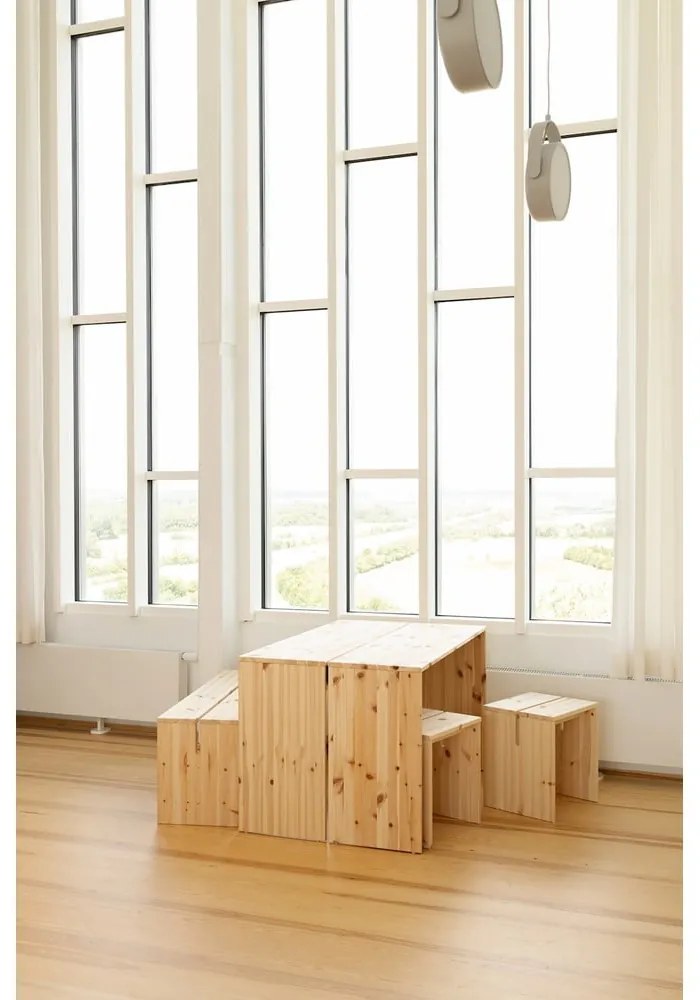 Трапезна маса от масивен бор 79x124 cm Join-In – Karup Design