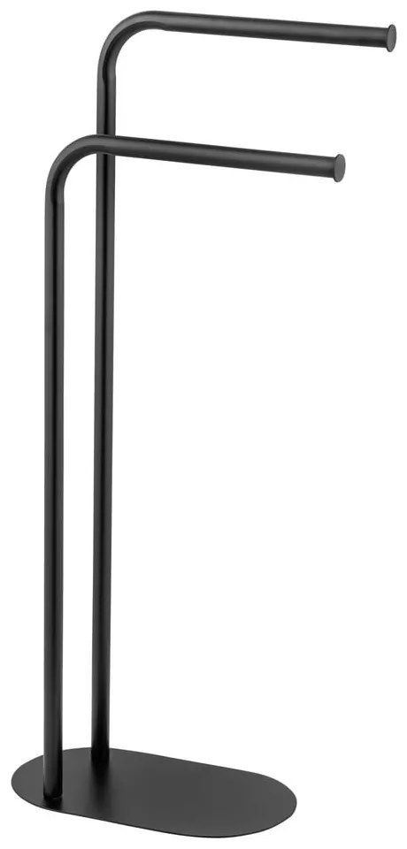 Черна стоманена стойка за кърпи Levante – Wenko