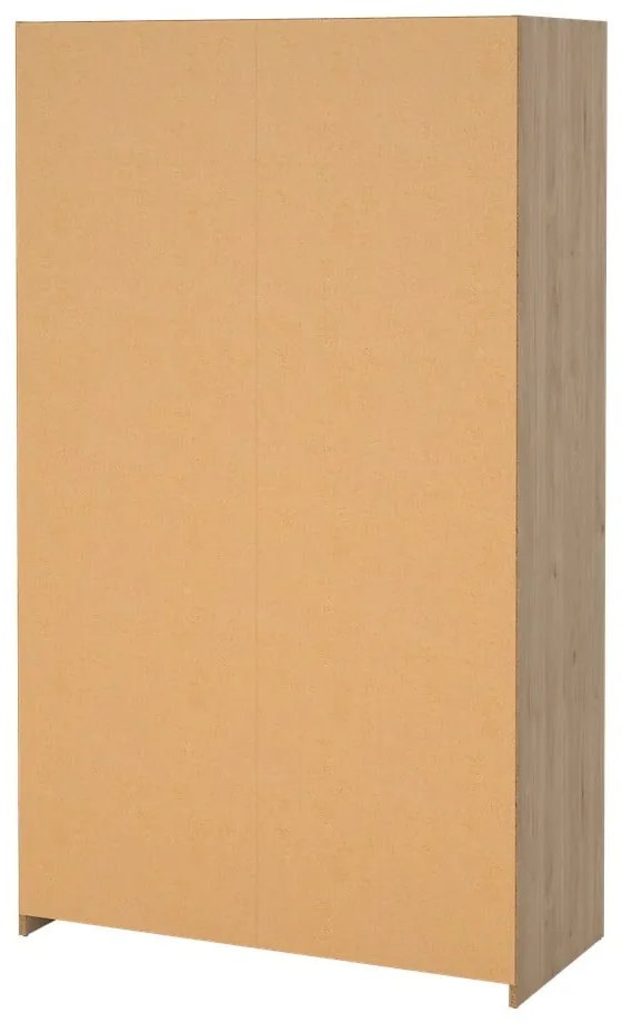 Дъбов гардероб в бяло и бежово 105x180 cm Kit - Tvilum