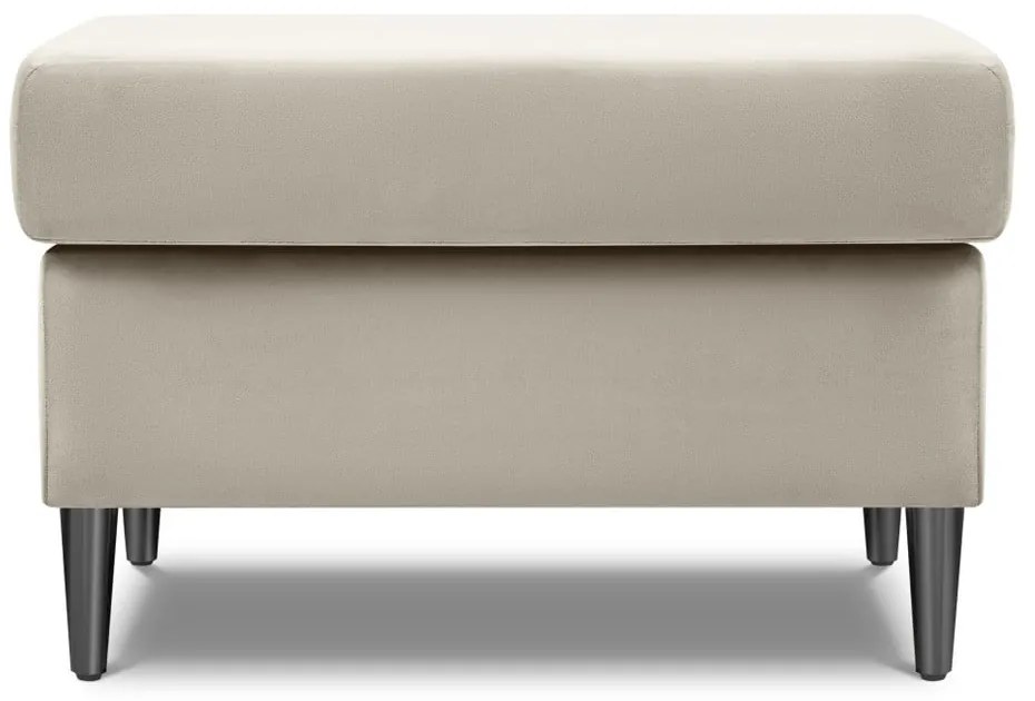 Бежова кадифена табуретка Kyoto – Cosmopolitan Design