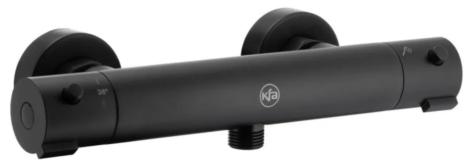 KFA Armatura 5736-010-81 - Термостатичен кран за душ MOZA матов черен