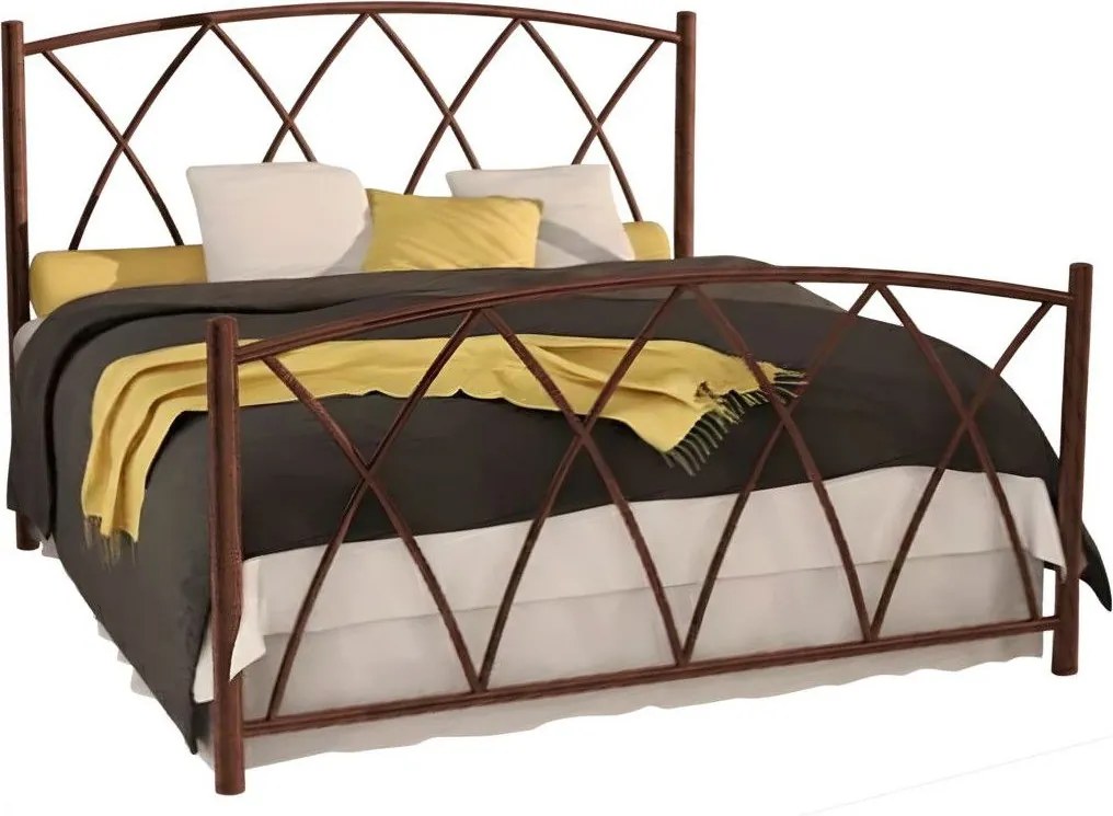 Легло Hermes-150x200-Brown Σφυρίλατο-Με ποδαρικό