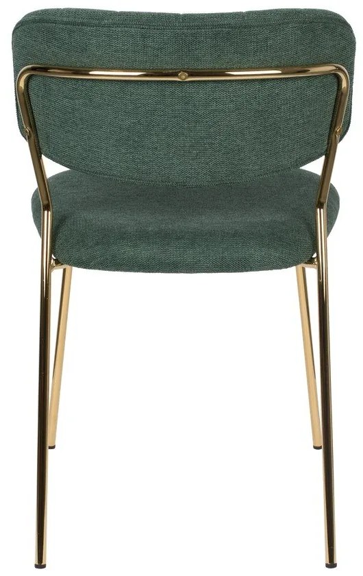 Тъмнозелени трапезни столове в комплект от 2 броя Jolien - White Label