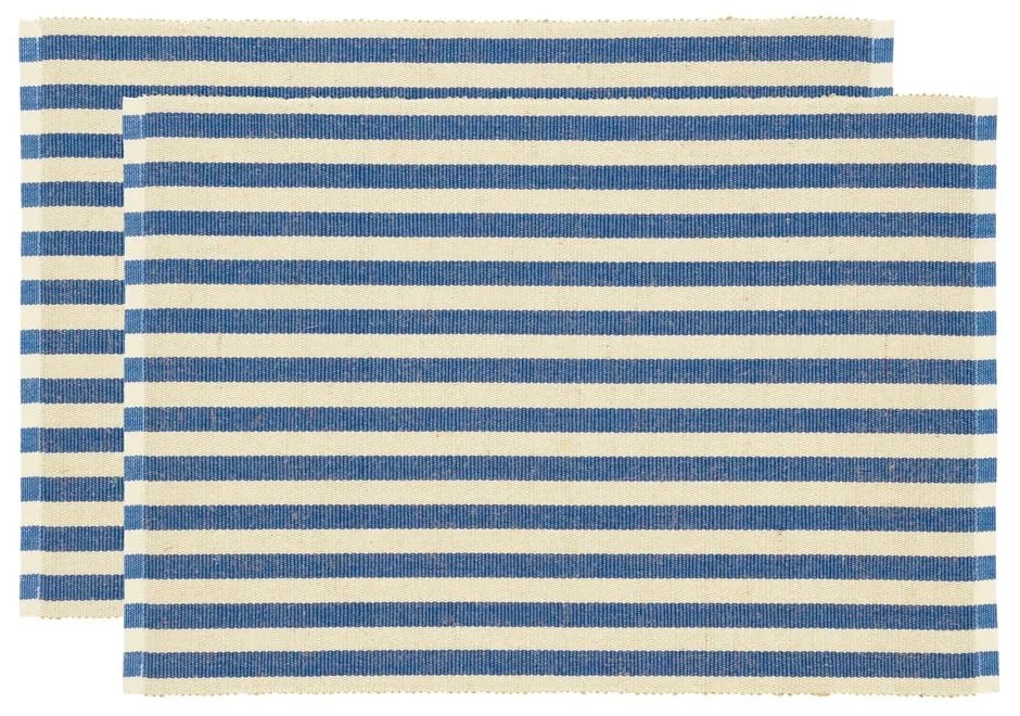 Платнена подложка за хранене 2 бр. 33x48 cm Statement Stripe - Södahl