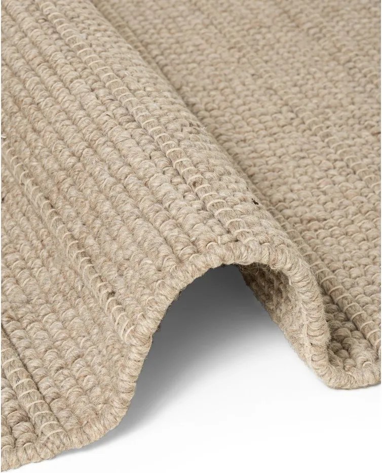 Бежова ръчно изработена вълнена пътека 80x250 cm Camden Parker – Ted Baker