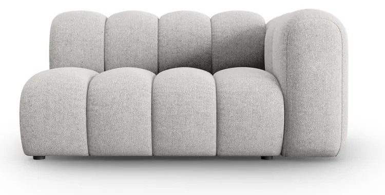 Светлосив модулен диван (десен ъгъл) Lupine – Micadoni Home