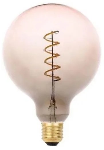 LED Крушка FILAMENT SPIRAL G125 E27/4W/230V 2000K сив/розов